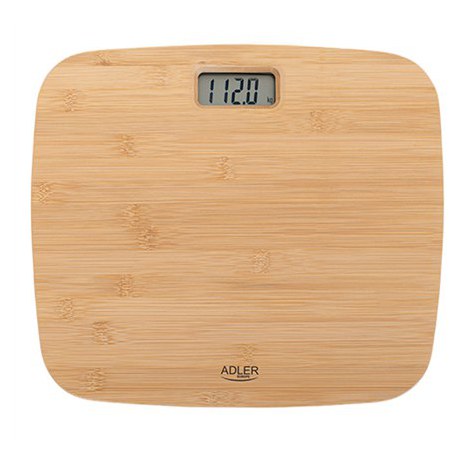 Adler | Bathroom Bamboo Scale | AD 8173 | Maximum weight (capacity) 150 kg | Accuracy 100 g